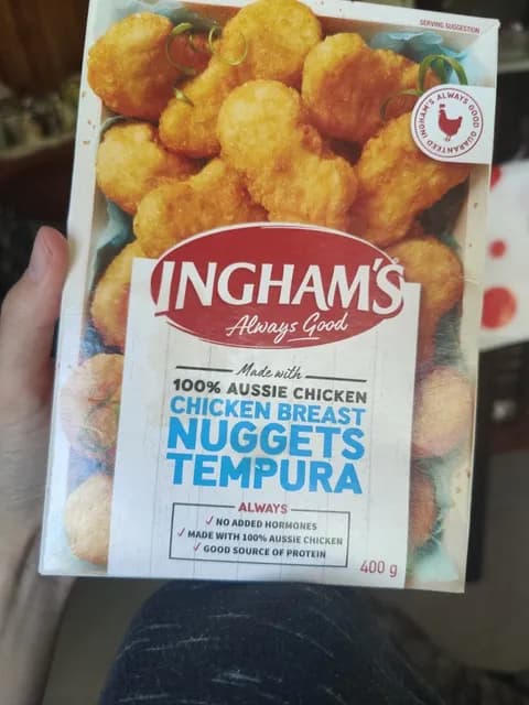Ingham'S Chicken Breast Nuggets Tempura