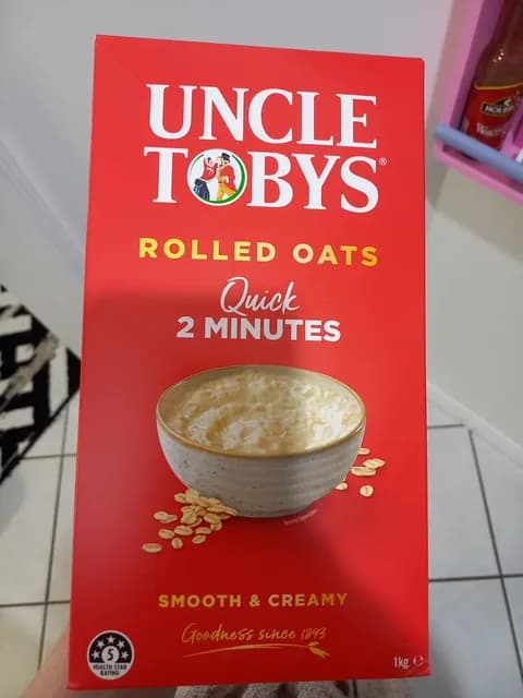 Uncle Tobys Quick 2 Minutes Rolled Oats