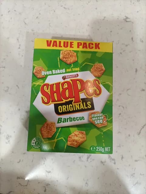 Arnotts Shapes Originals Barbecue