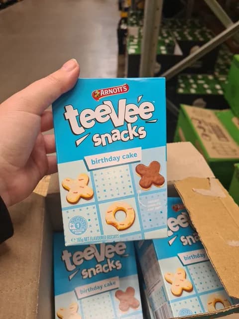Arnott'S Teevee Snacks Birthday Cake