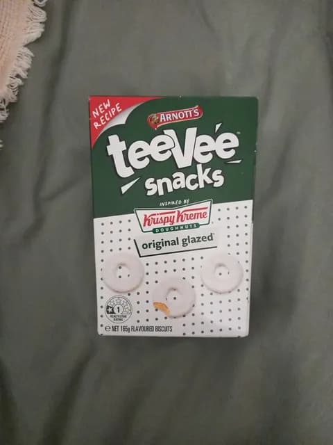 Arnott'S Teevee Snacks Krispy Kreme Original Glazed