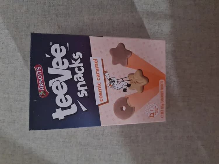 Arnott'S Teevee Snacks Cosmic Caramel  Biscuits