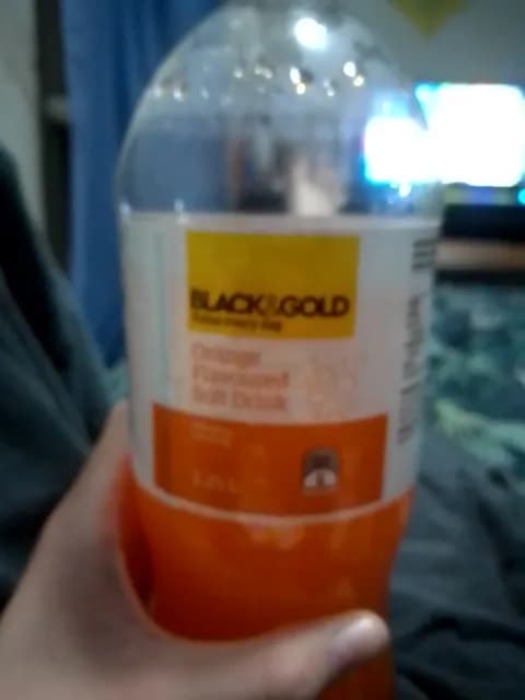 Black & Gold Orange Flavoured Soft Drink