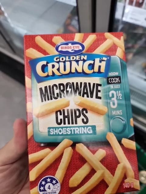Birds Eye Golden Crunch Shoestring Microwave Chips