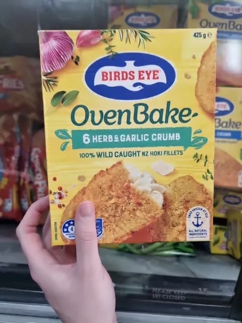 Birds Eye Oven Bake 6 Herb & Garlic Crumb