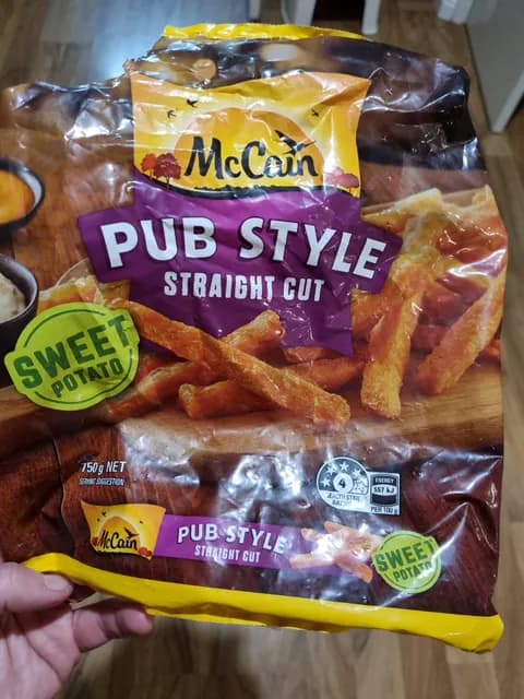 Mccain Pub Style Straight Cut Sweet Potato