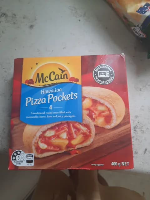 Mccain Hawaiian Pizza Pockets