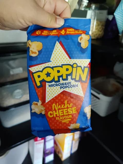 Poppin Nacho Cheese Microwave Popcorn