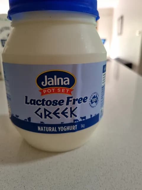 Jalna Pot Set Lactose Free Greek Yoghurt