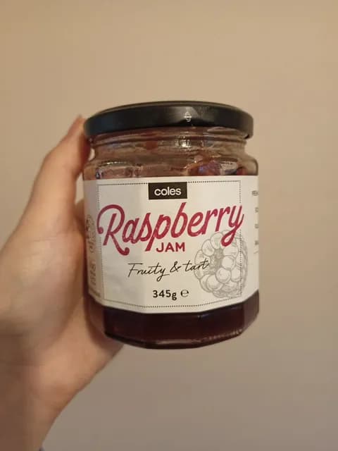 Coles Fruity & Tart Raspberry Jam