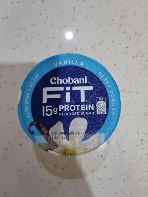 Chobani Fit Vanilla Greek Yogurt