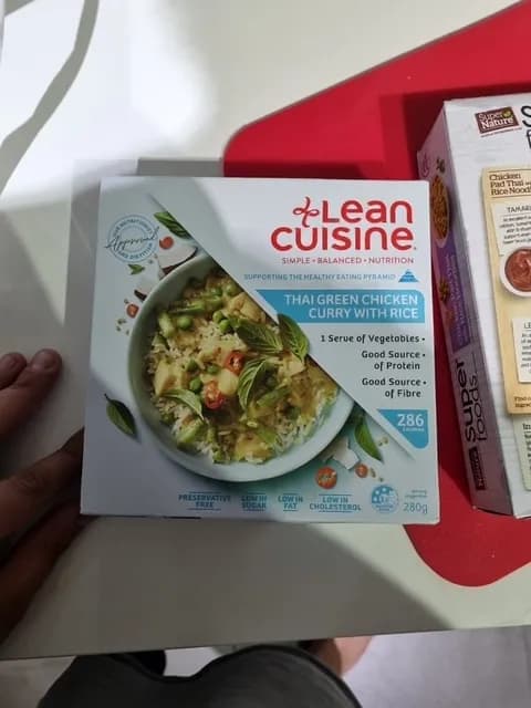 Lean Cuisine Thai Green Chicken Curry With Rice