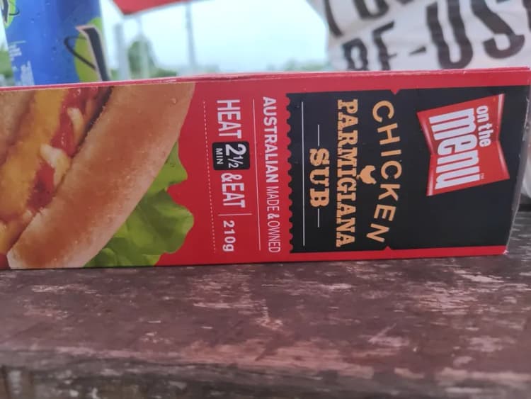 On The Menu Chicken Parmigiana Sub