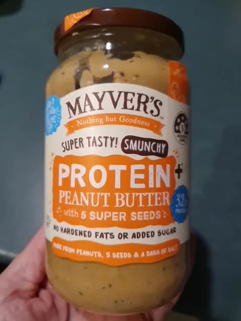 Mayver'S Smunchy Protein + Peanut Butter With 5 Super Seeds