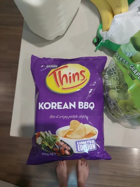 Thins Korean Bbq Thin & Crispy Potato Chips