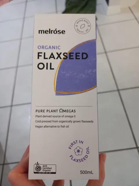 Melrose Organic Flaxseed Oil