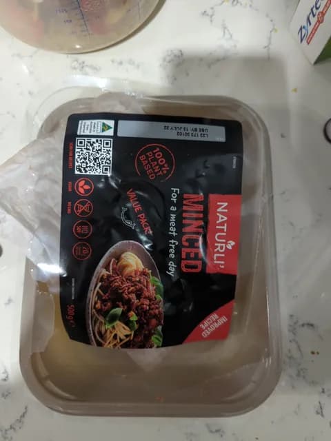 Naturli' 100% Plant Based Minced