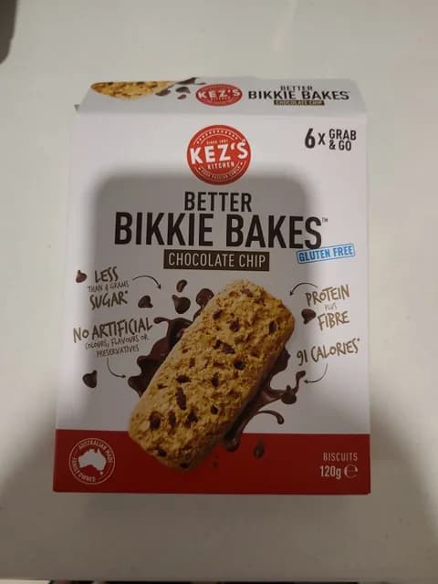 Kez'S Kitchen Better Bikkie Bakes Chocolate Chip Biscuits