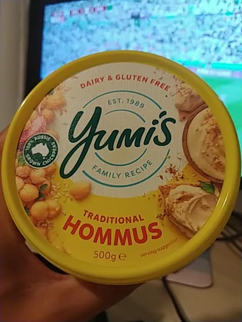 Yumi'S Dairy & Gluten Free Traditional Hommus