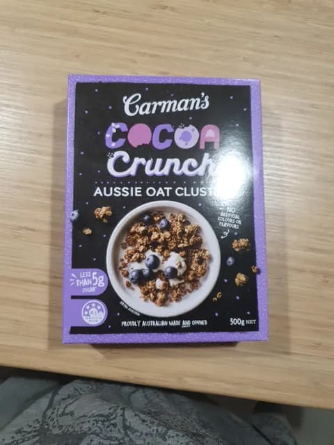 Carman'S Cocoa Crunch Aussie Oat Clusters