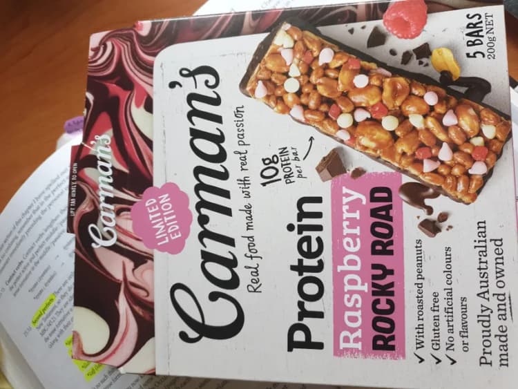 Carman'S Limited Edition Protein Raspberry Rocky Road Bar