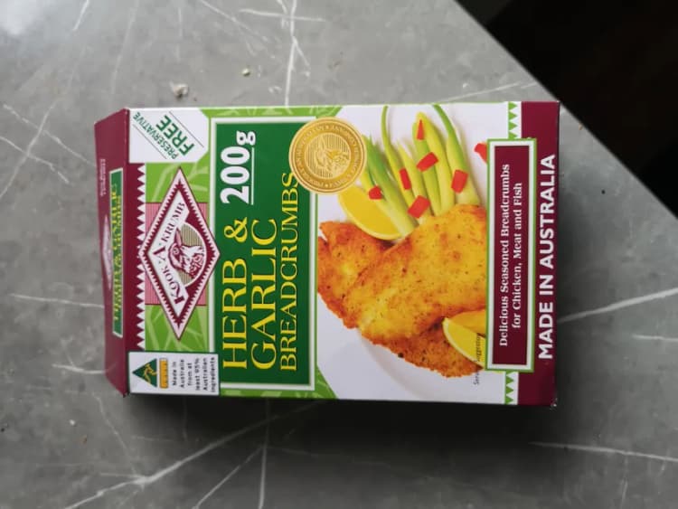 Kook A Krumb Herb & Garlic Breadcrumbs