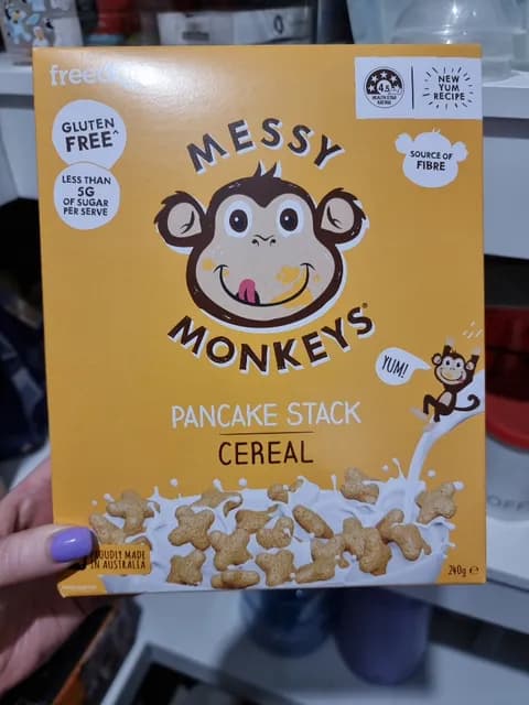 Freedom Foods Messy Monkeys Cereal Pancake Stack