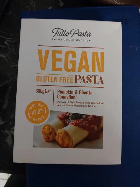 Tutto Pasta Pumpkin & Ricotta Cannelloni