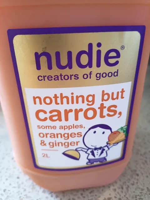 Nudie Nothing But Carrots, Some Apples, Oranges & Ginger