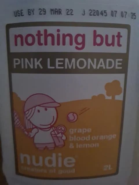 Nudie Nothing But Pink Lemonade