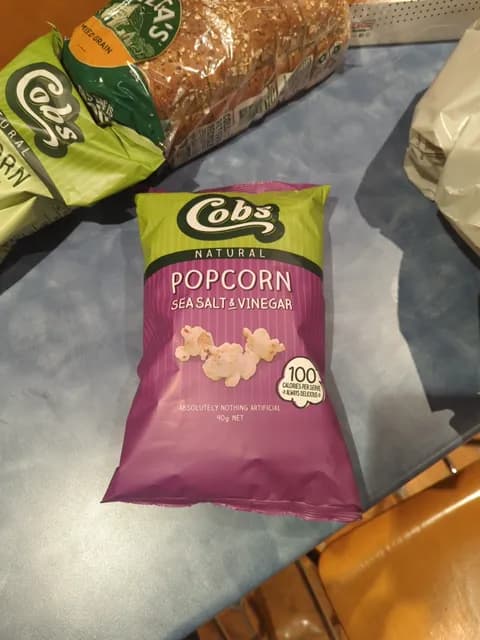 Cobs Natural Popcorn Sea Salt & Vinegar