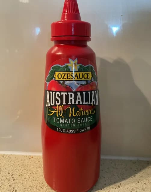 Ozesauce Australian All Natural Gluten Free Tomato Sauce