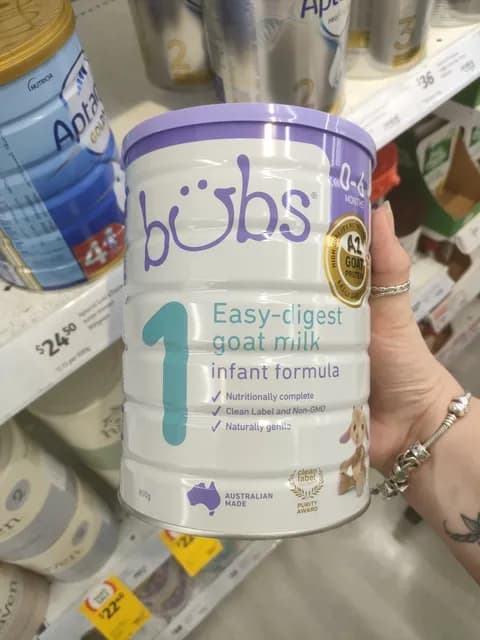 Bubs Easy-Digest Goat Milk Infant Formula