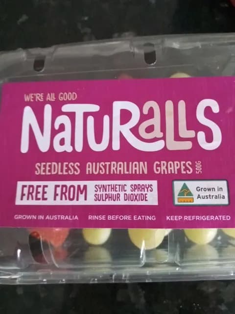 Naturalls Seedless Australian Grapes