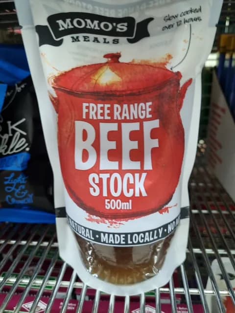 Momo'S Meals Free Range Beef Stock
