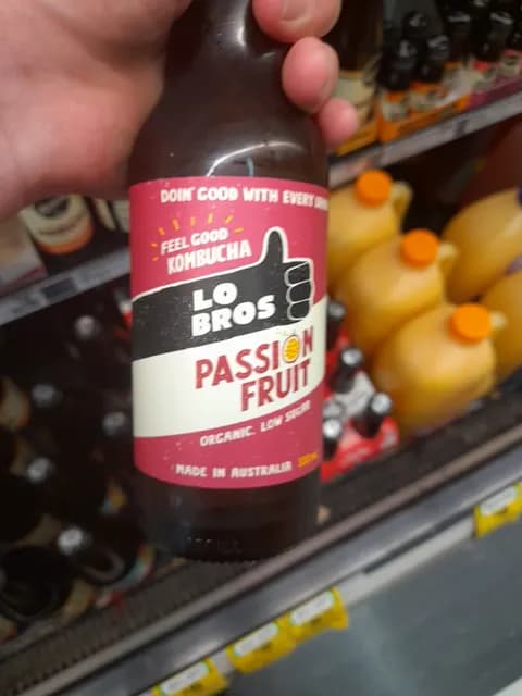 Lo Bros Passionfruit Kombucha