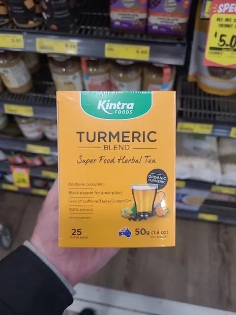 Kintra Foods Turmeric Blend Super Food Herbal Tea