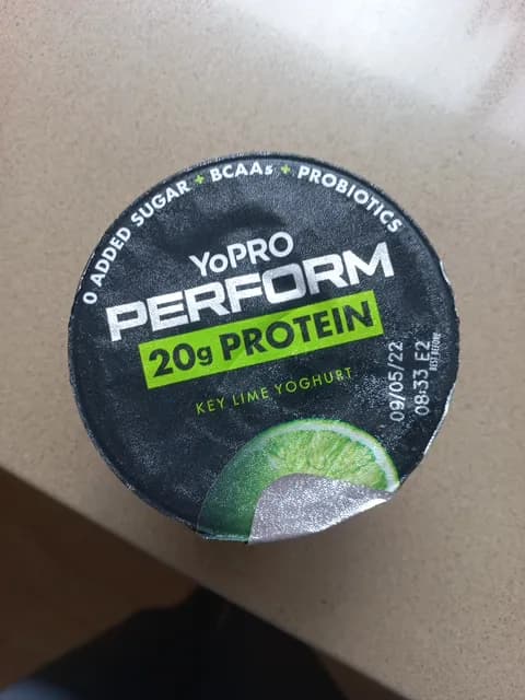Yopro Perform Key Lime Yoghurt