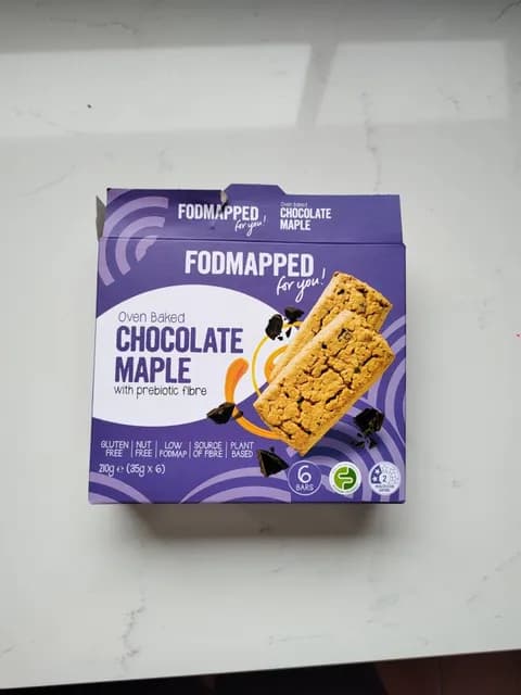 Fodmapped For You! Oven Baked Chocolate Maple Bars