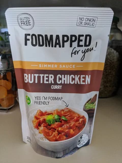 Fodmapped For You Butter Chicken Curry Simmer Sauce