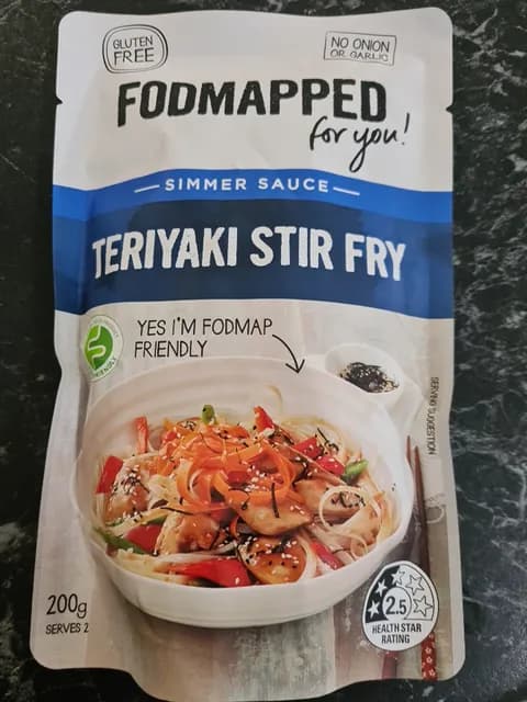 Fodmapped For You! Teriyaki Stir Fry Simmer Sauce