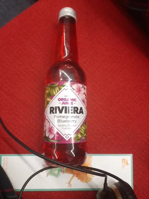 Riviera Pomegranate Blueberry Sparkling Fruit Drink