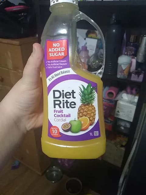 Diet Rite Fruit Cocktail Cordial