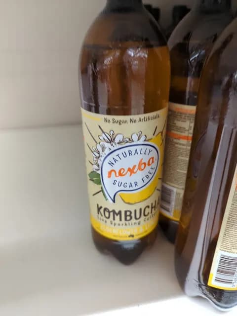 Nexba Naturally Sugar Free Elderflower & Lemon Kombucha