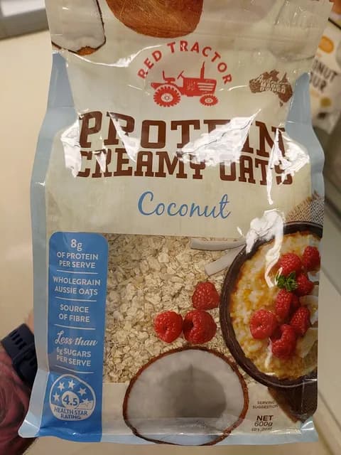 Red Tractor Coconut Protein Creamy Oats