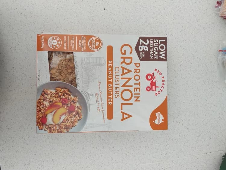 Red Tractor Peanut Butter Protein Granola Clusters