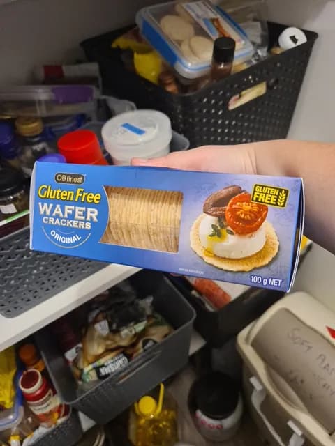 Ob Finest Gluten Free Original Wafer Crackers