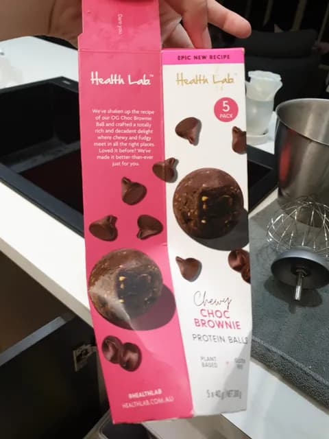 Health Lab  Chewy Choc Brownie Protein Balls