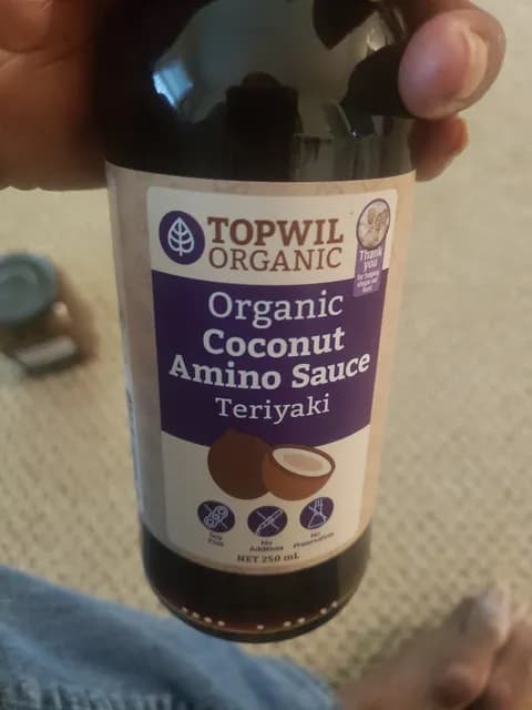 Topwil Organic Organic Coconut Amino Sauce Teriyaki