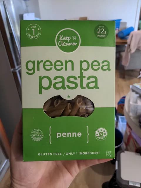 Keep It Cleaner Green Pea Pasta Penne